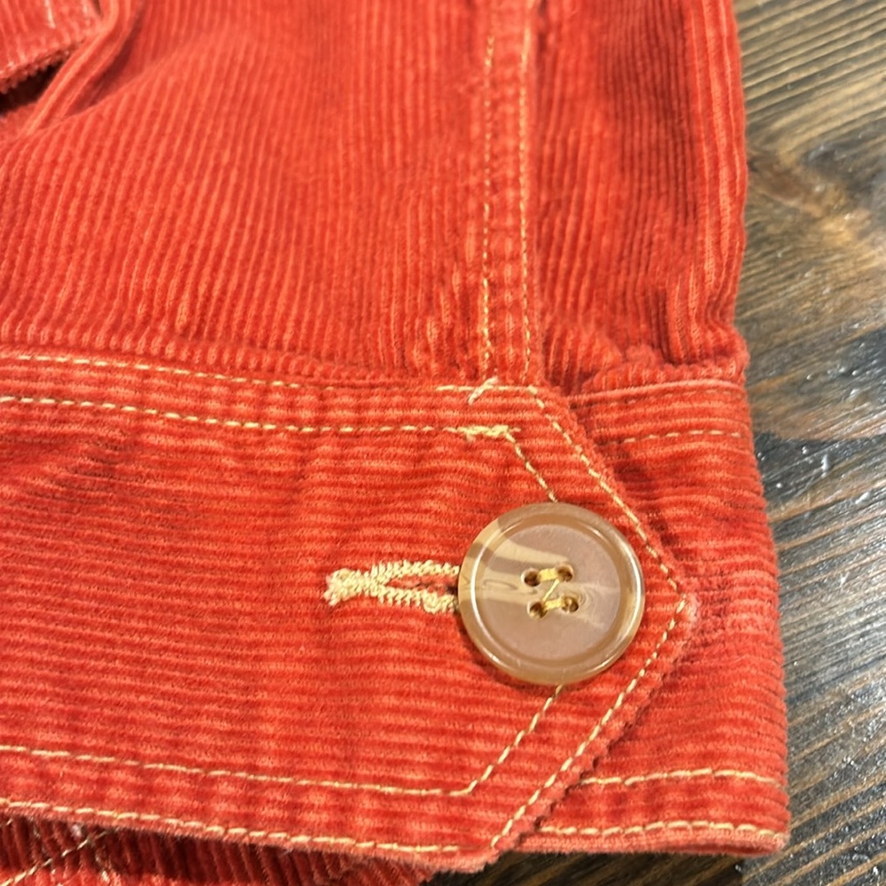 Tulle orange corduroy jacket - Picture 5 of 10